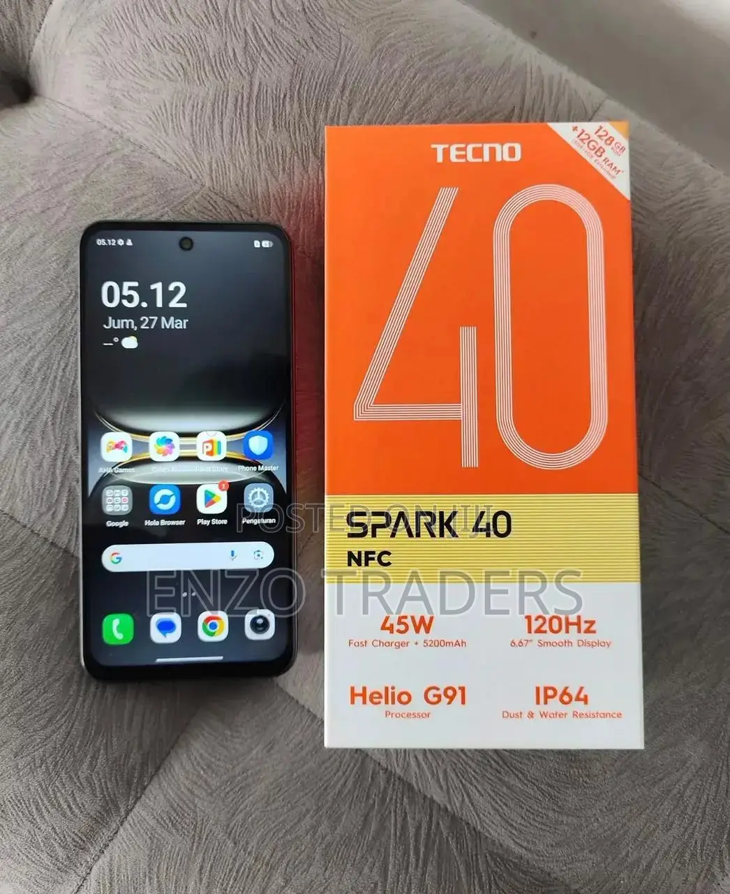 New Tecno Spark 40 256 GB Black