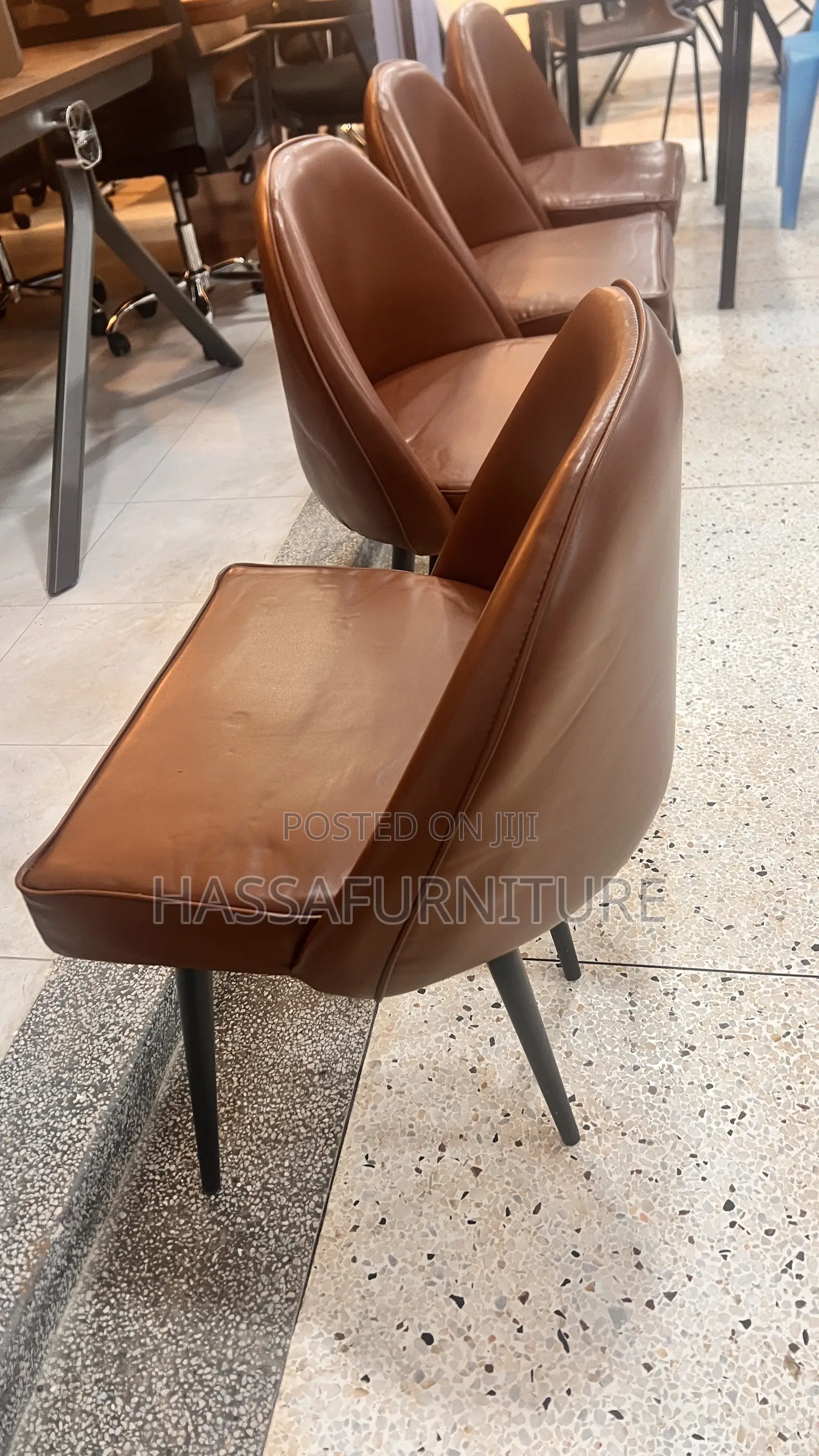 Leather Dining Chairs Brand New