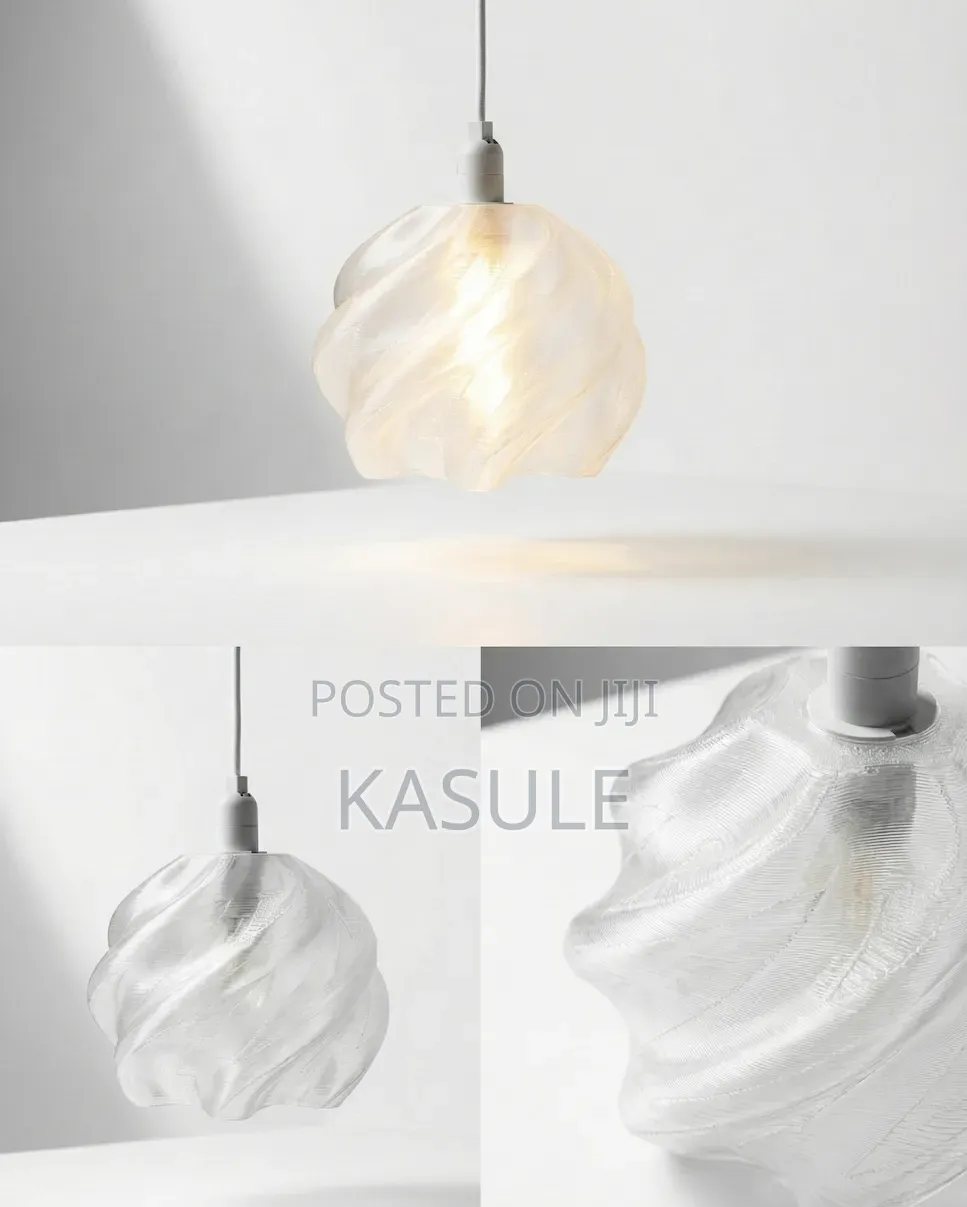 Parametric Modern Pendant Lamp Smooth Textured