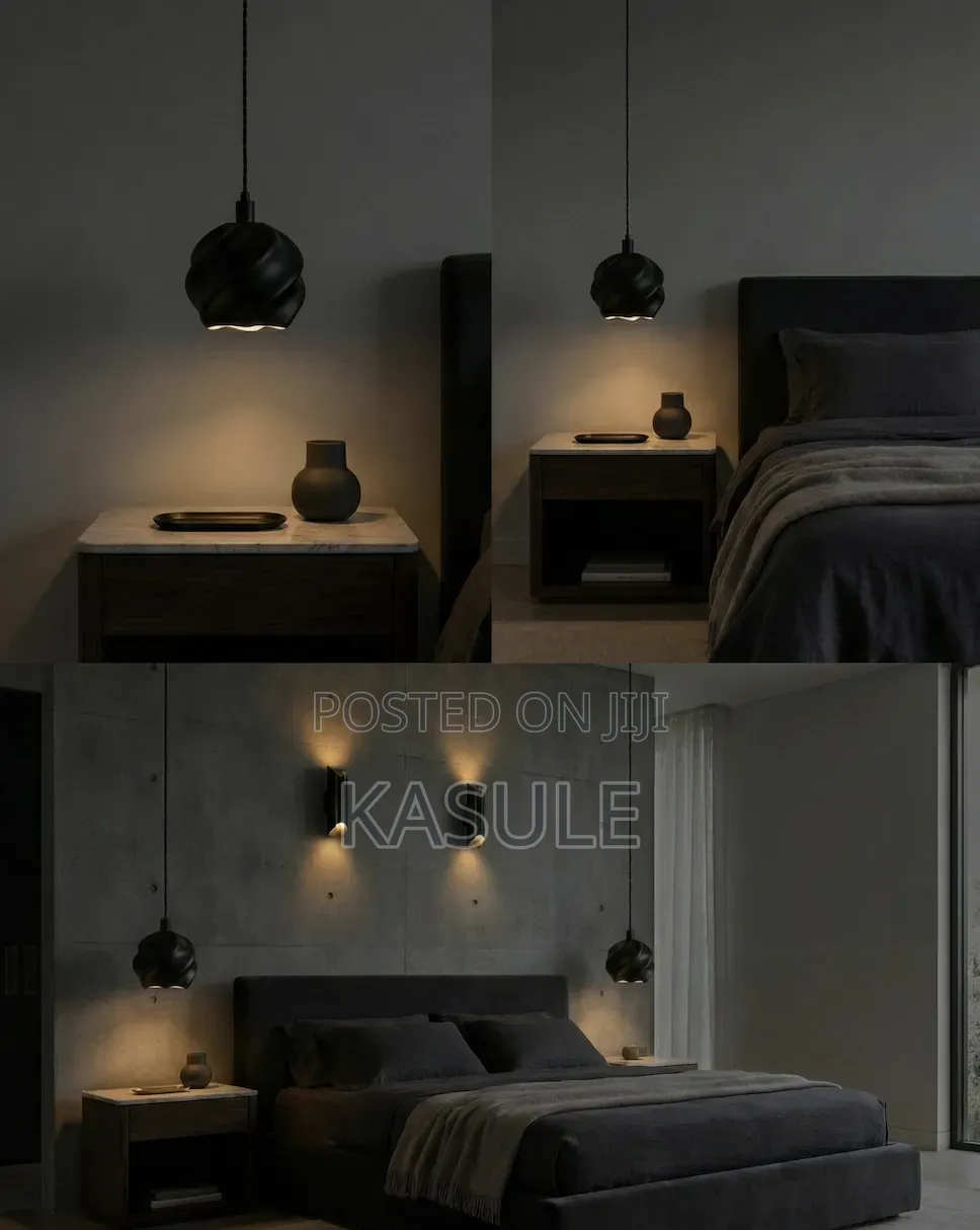Parametric Modern Pendant Lamp Smooth Textured
