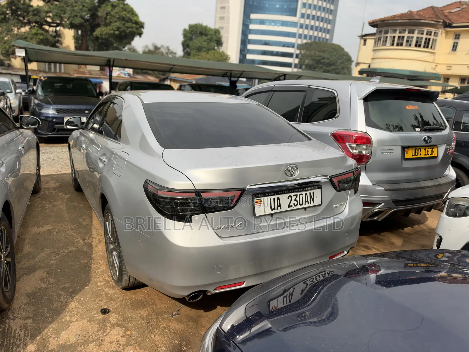 Toyota Mark X 2012 Silver