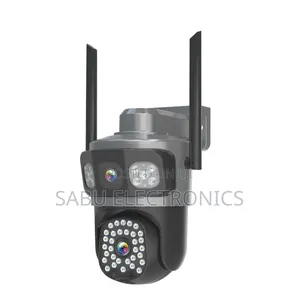 Dual Lens 4G SIM Outdoor PTZ Security Camera EseeCloud Two-Way Audio