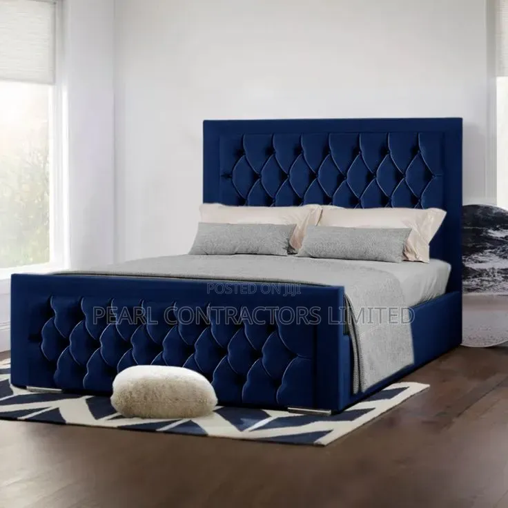 Beds/Tufted Pattern Dressed Beds Any Size/Colour 1,600,000/- On Order