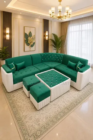 Sofas/L Sofa Couches With Poufs in Any Colour/Material 1,900,000/-