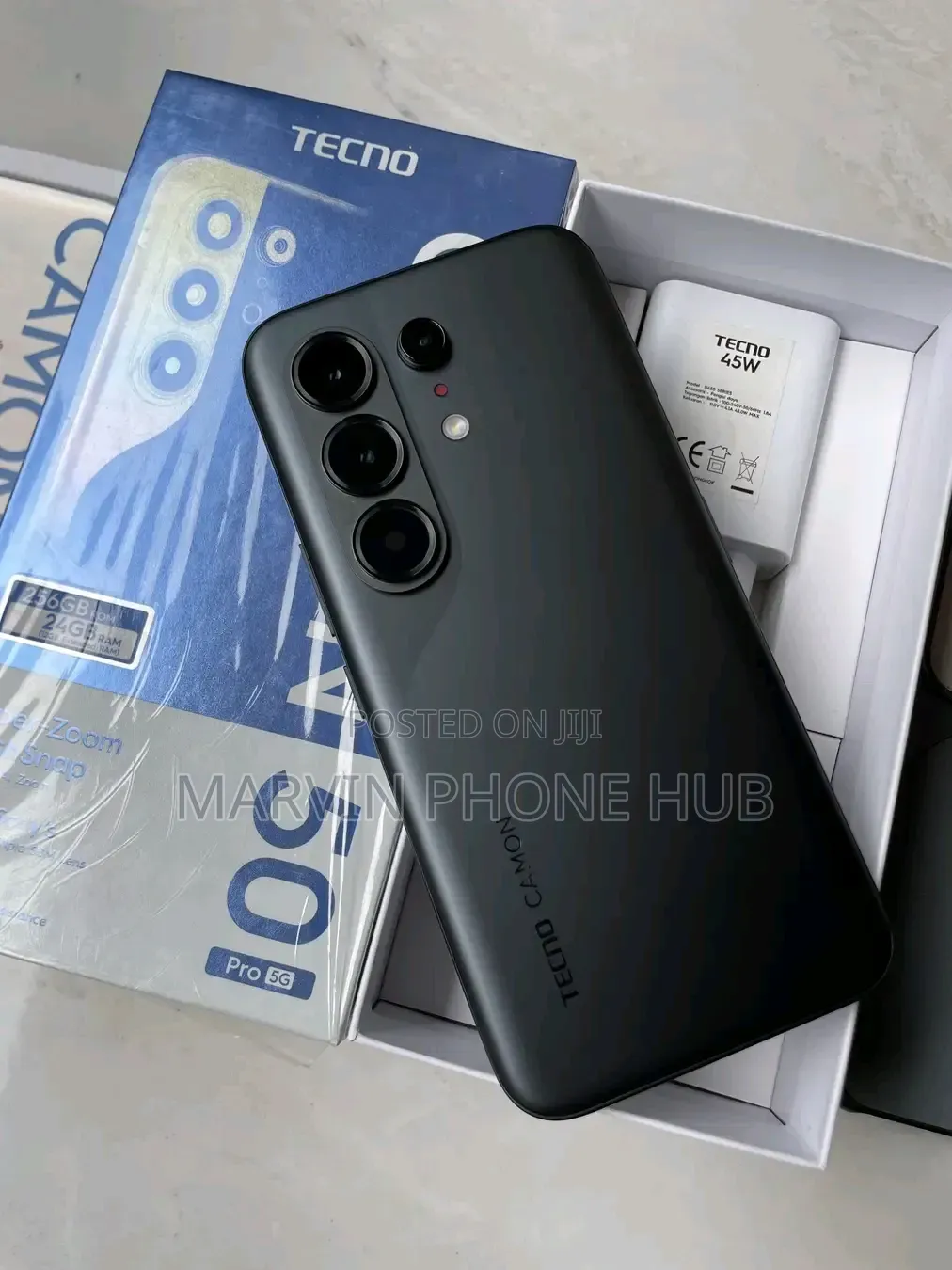 New Tecno Camon 50 Pro 256 GB Black