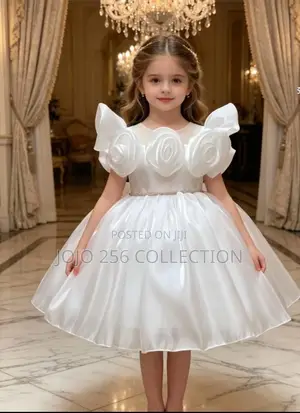 White Dress With Flowers