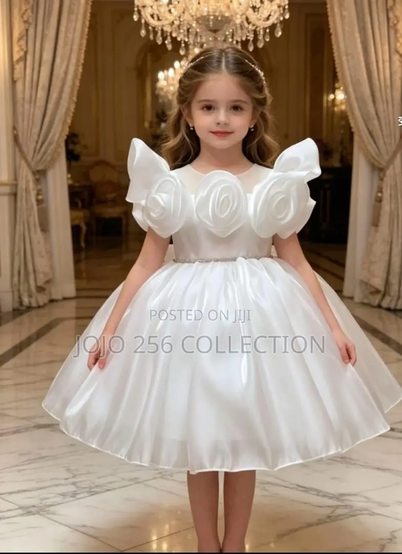 White Dress With Flowers