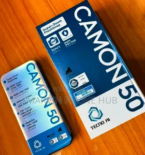 New Tecno Camon 50 256 GB Black