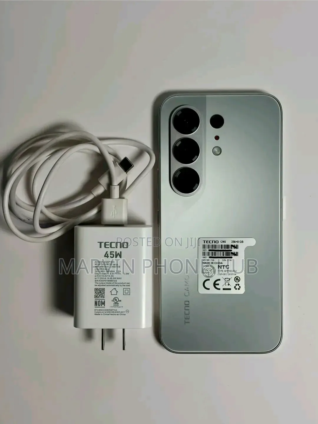 New Tecno Camon 50 256 GB Gray
