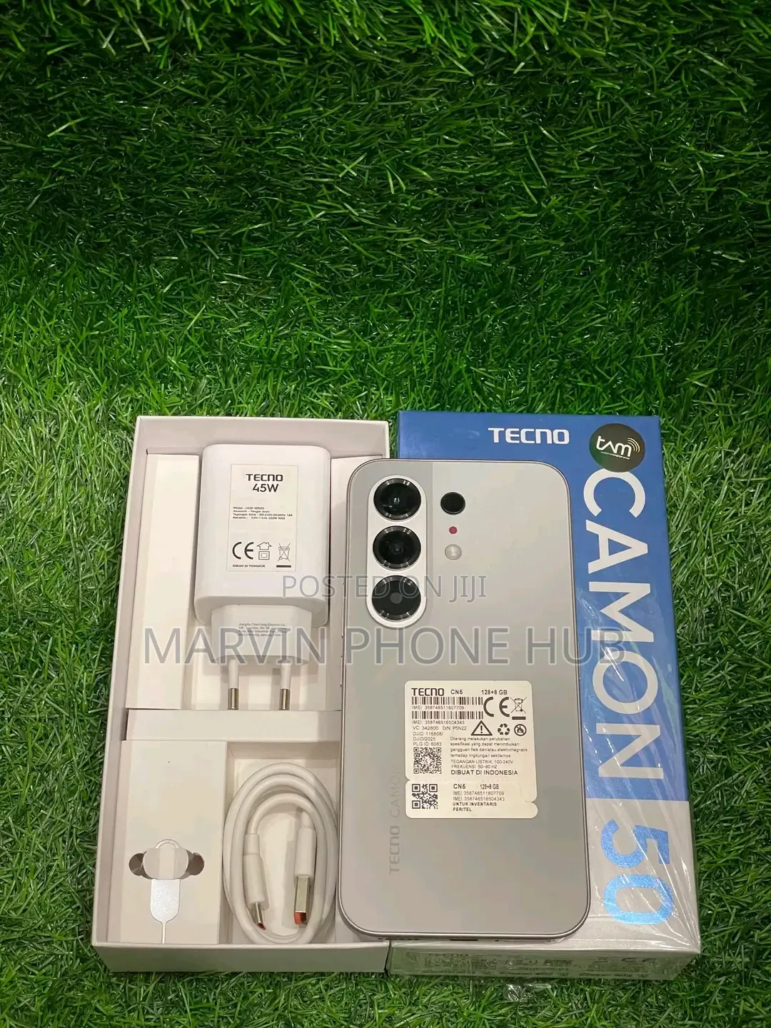 New Tecno Camon 50 256 GB Gray