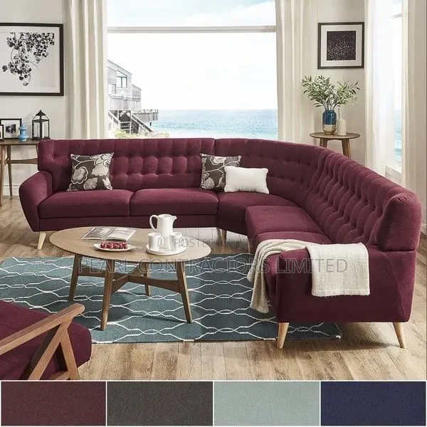 Sofas/High Legged 6 Seaters L Sofas Any Colour/Material 1,800,000/-