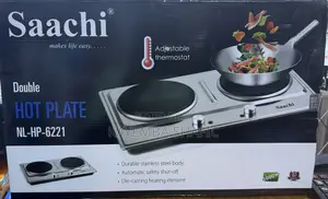 Brand New Saachi Double Hot Plate NL-HP-6221 Electric Cooker