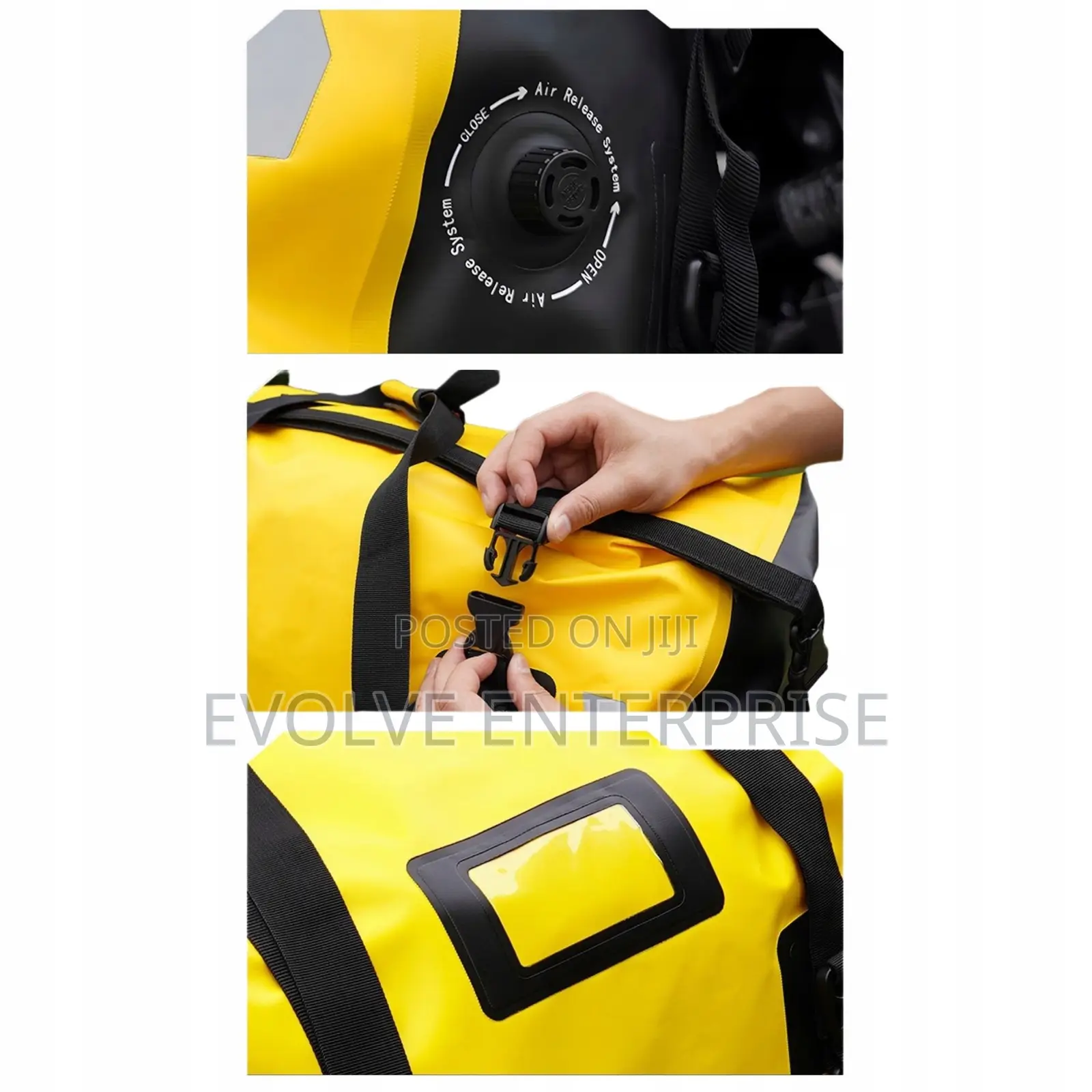 Motorcycle Seat Bag Waterproof Rollbag 66l