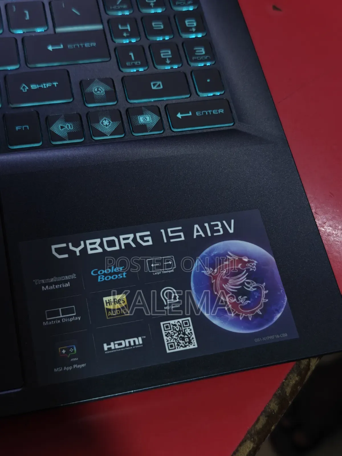 New Laptop MSI Cyborg 15 16GB Intel Core i7 SSD 512GB
