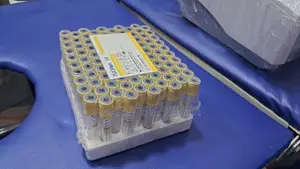 Yellow Vacuutainers