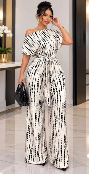 Trendy Animal Print Short-Sleeved Jumpsuit
