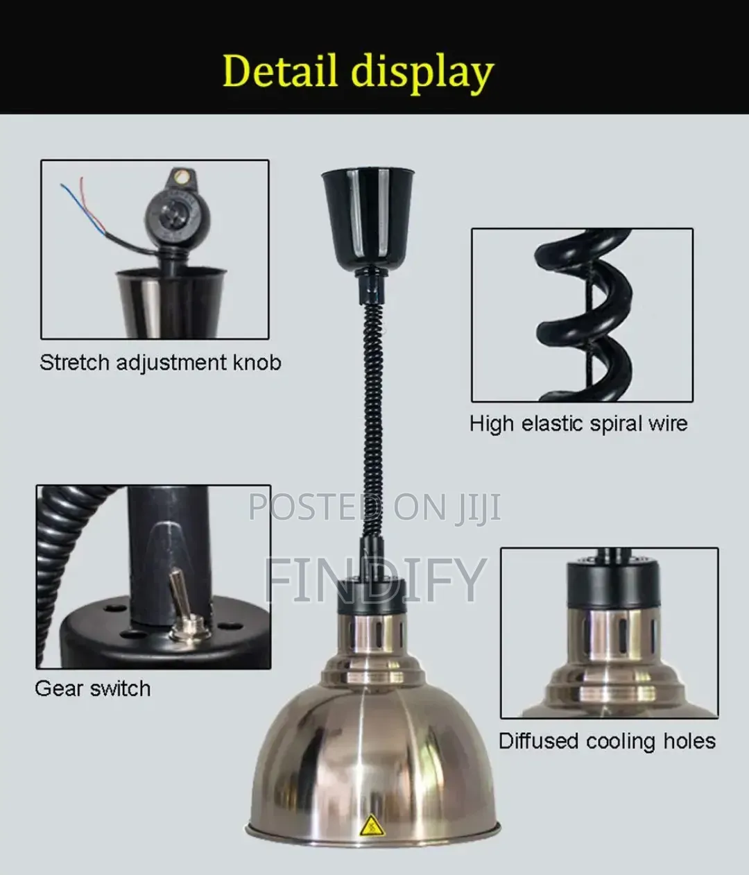 Flexible Food Warmer Light Kitchen Heat Lamps Electric