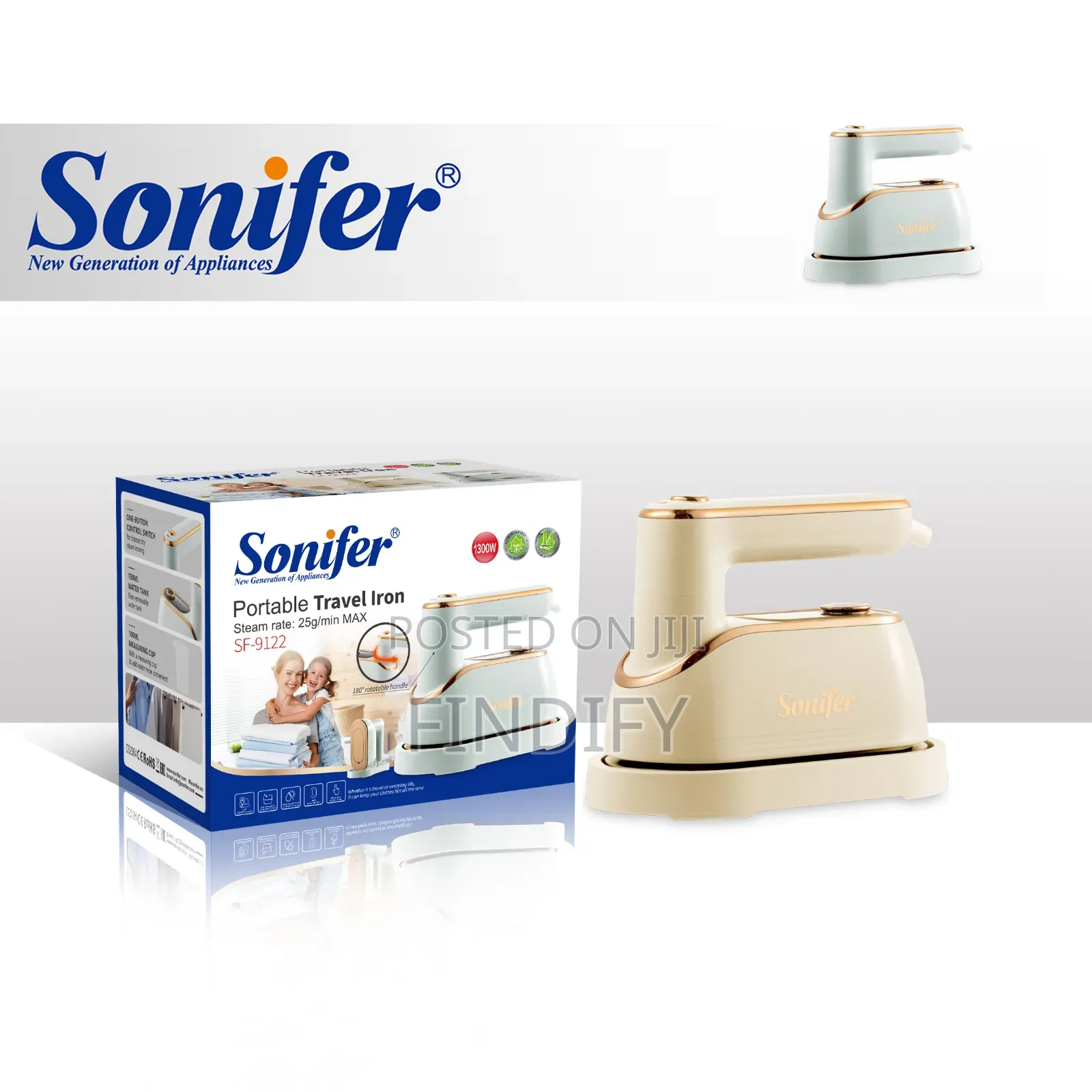 Portable Electric Iron Mini Ironing Machine Folding Steam Iron