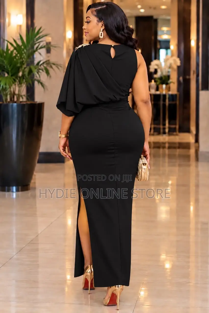 Elegant One-Shoulder Stylish Long Dress