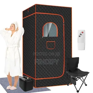 Home Sauna Tent for Gym 3L 110V 1000W Steam Full Body Steam Sauna