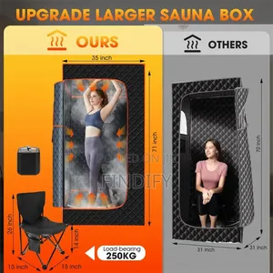 Home Sauna Tent for Gym 3L 110V 1000W Steam Full Body Steam Sauna