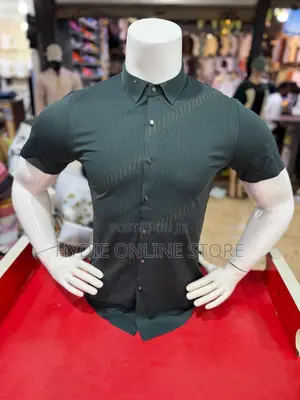 Elegant Short-Sleeved Detailed Striped tShirt