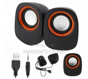 Pair of 2.0 Multimedia Mini USB Speakers