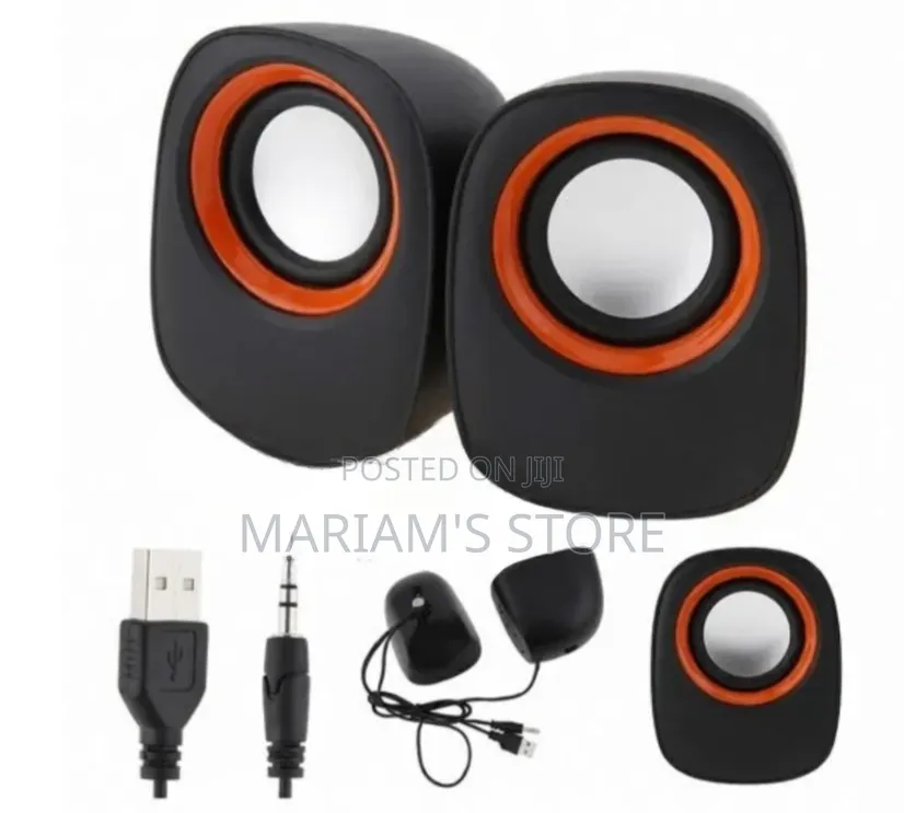 Pair of 2.0 Multimedia Mini USB Speakers