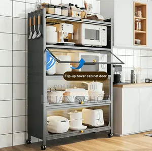 5 Tier Free Standing Kitchen Storage Shelf Rack