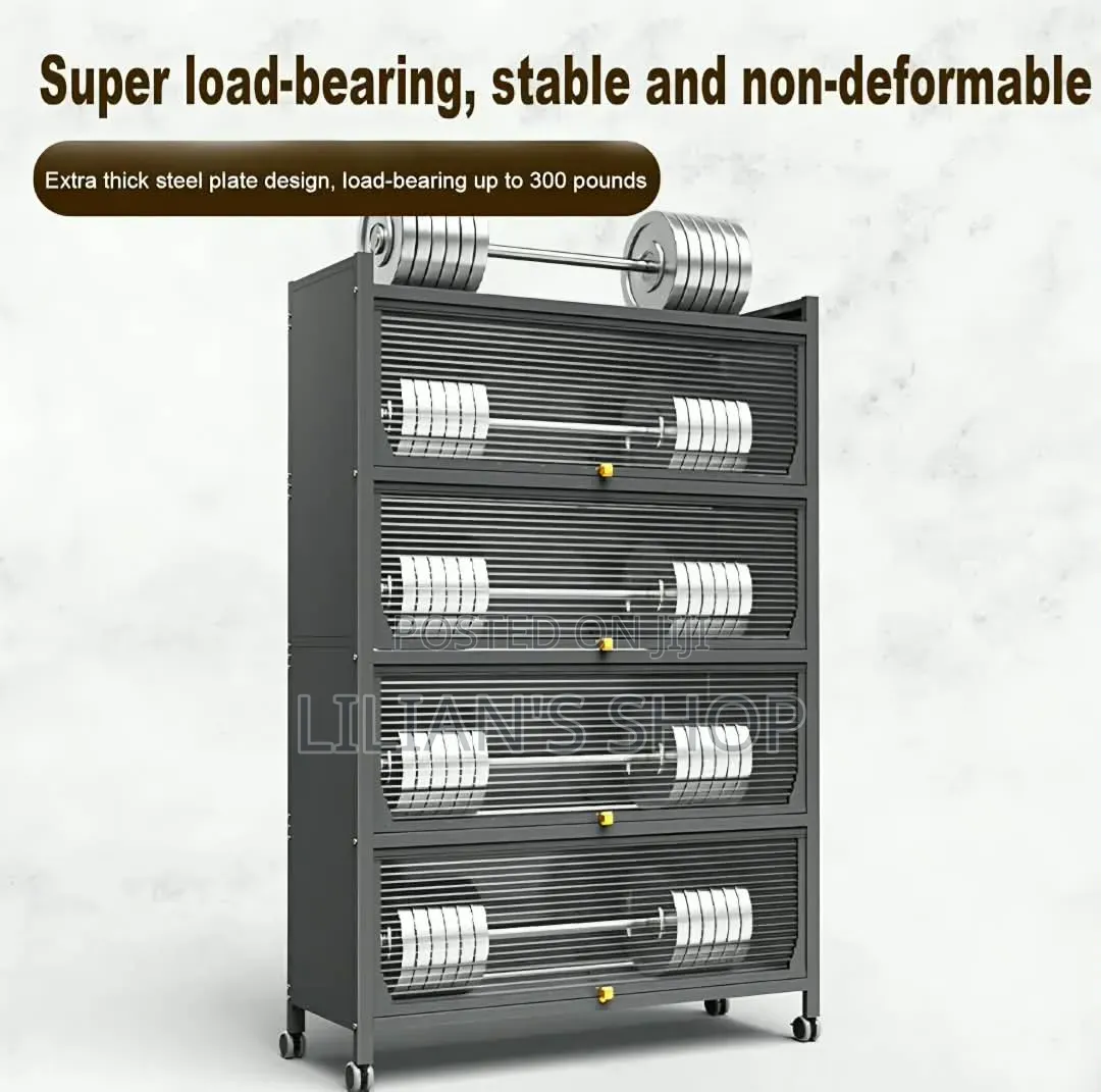5 Tier Free Standing Kitchen Storage Shelf Rack