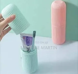 Portable Travel Toothbrush and Toothpaste Holder Case