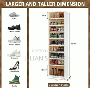 Shoe Rack 9 Layer Foldable Shoe Box