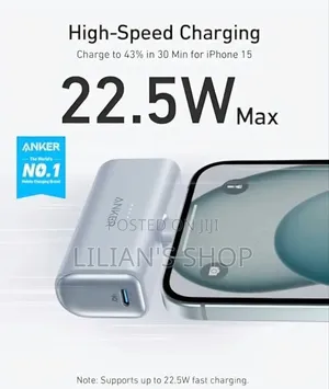 Anker Nano Power Bank (22.5W, 5,000mAh)