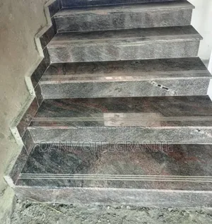 Wave Gary Granite Staircase – Premium Natural Granite Steps