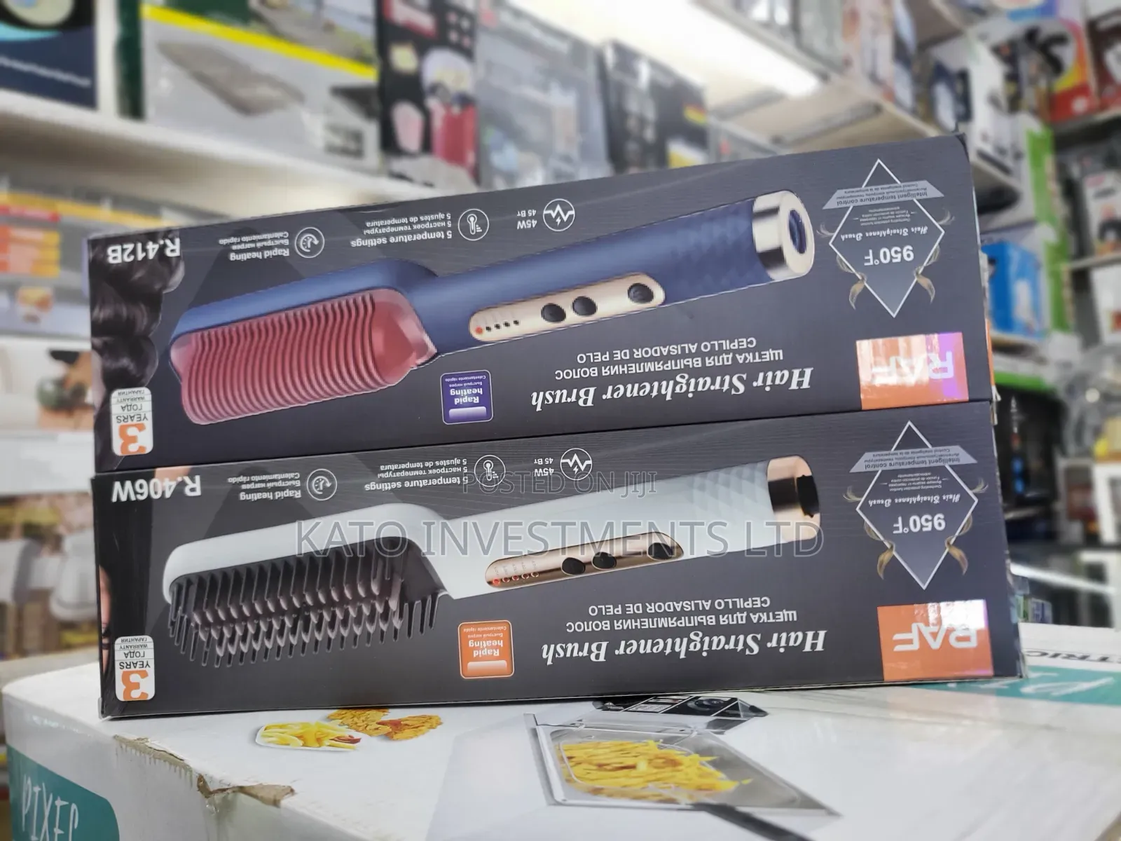 RAF Hair Straightener Brush 45W Hair Styling Brush