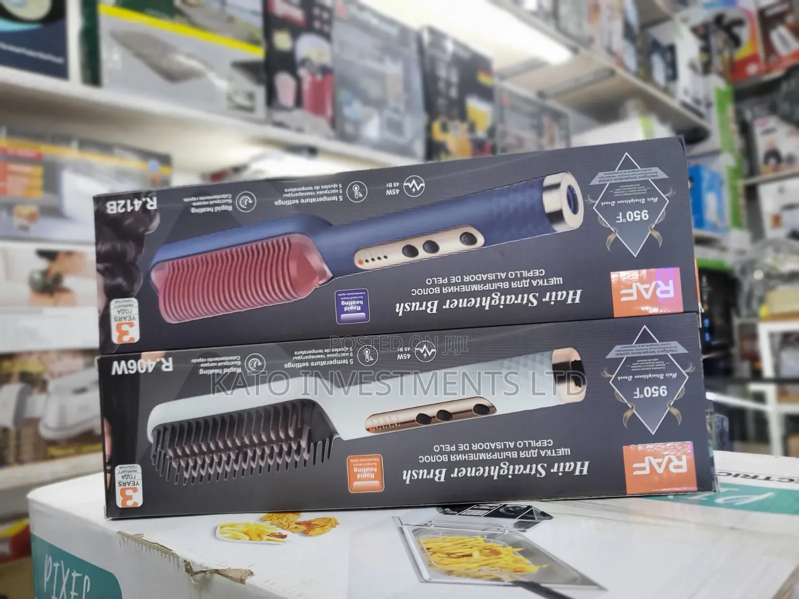 RAF Hair Straightener Brush 45W Hair Styling Brush