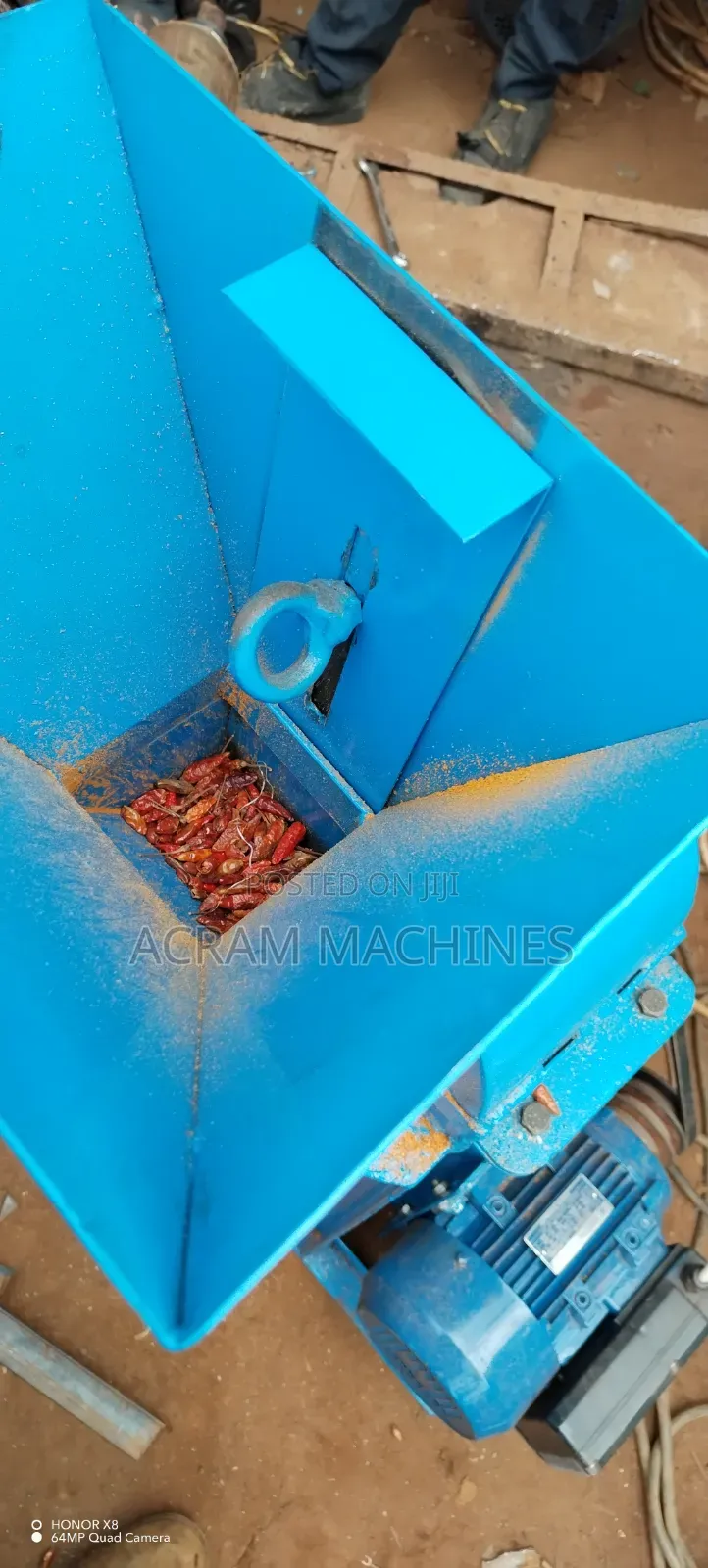 Chili Peppers Crusher Machine