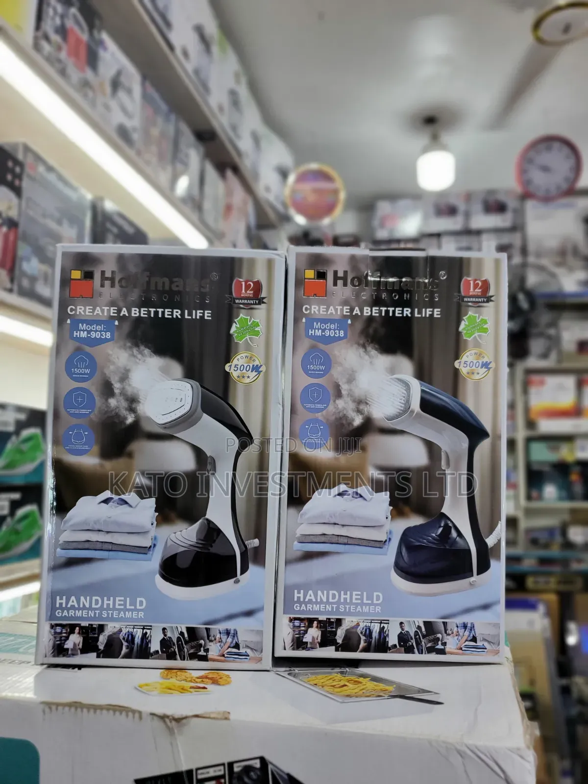 Hoffmans HM-9038 Handheld Garment Steamer, a 1500W