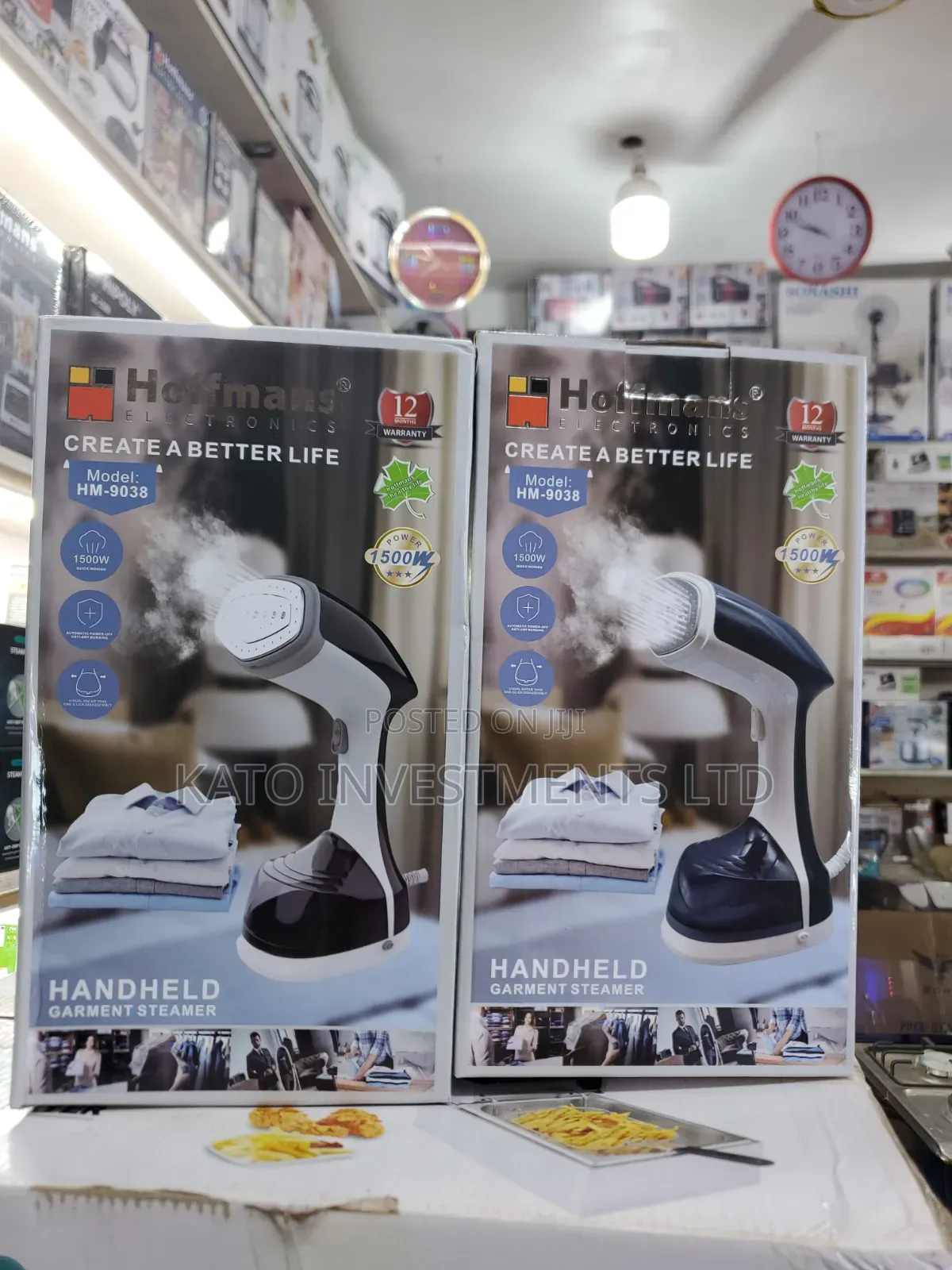 Hoffmans HM-9038 Handheld Garment Steamer, a 1500W