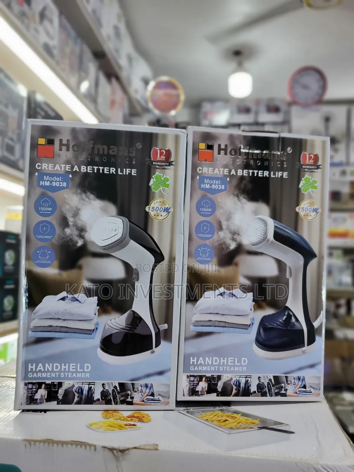 Hoffmans HM-9038 Handheld Garment Steamer, a 1500W