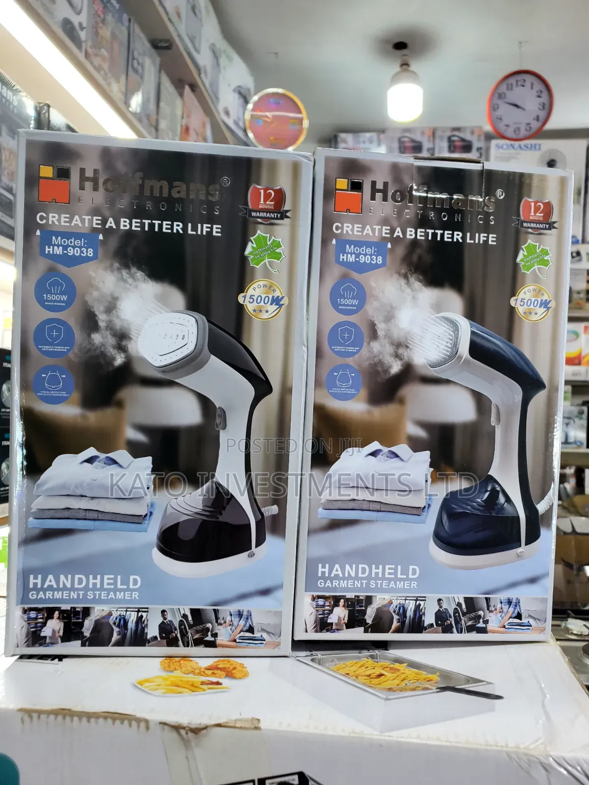 Hoffmans HM-9038 Handheld Garment Steamer, a 1500W