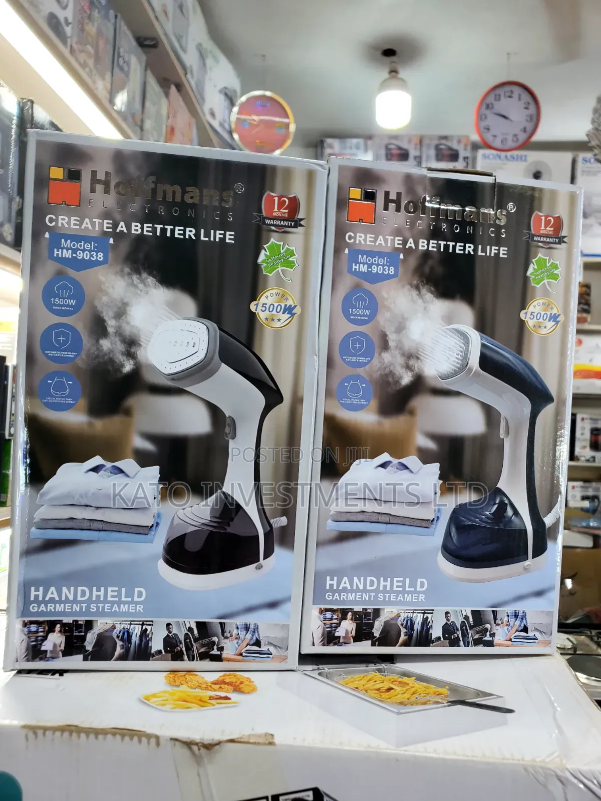 Hoffmans HM-9038 Handheld Garment Steamer, a 1500W