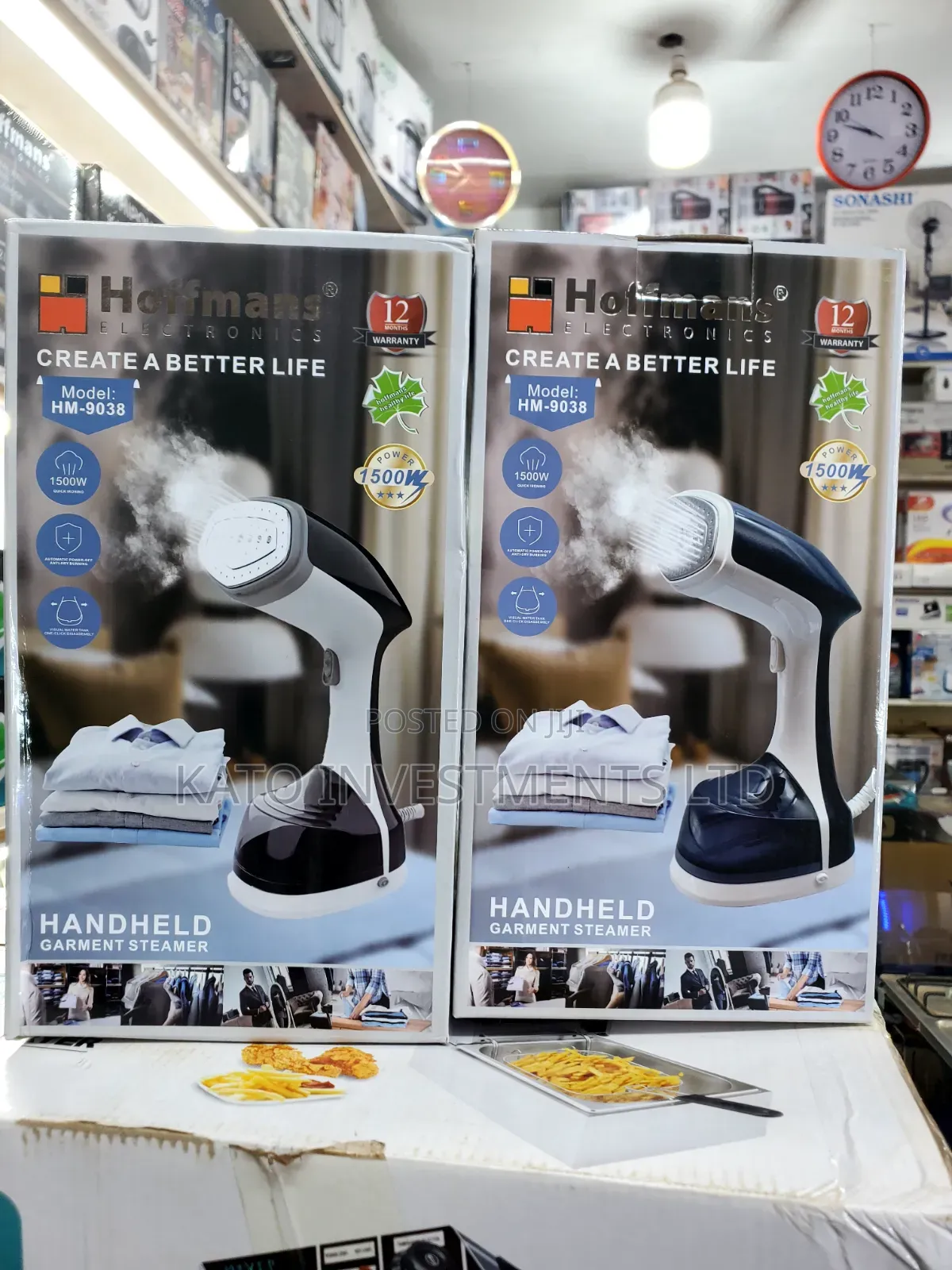Hoffmans HM-9038 Handheld Garment Steamer, a 1500W