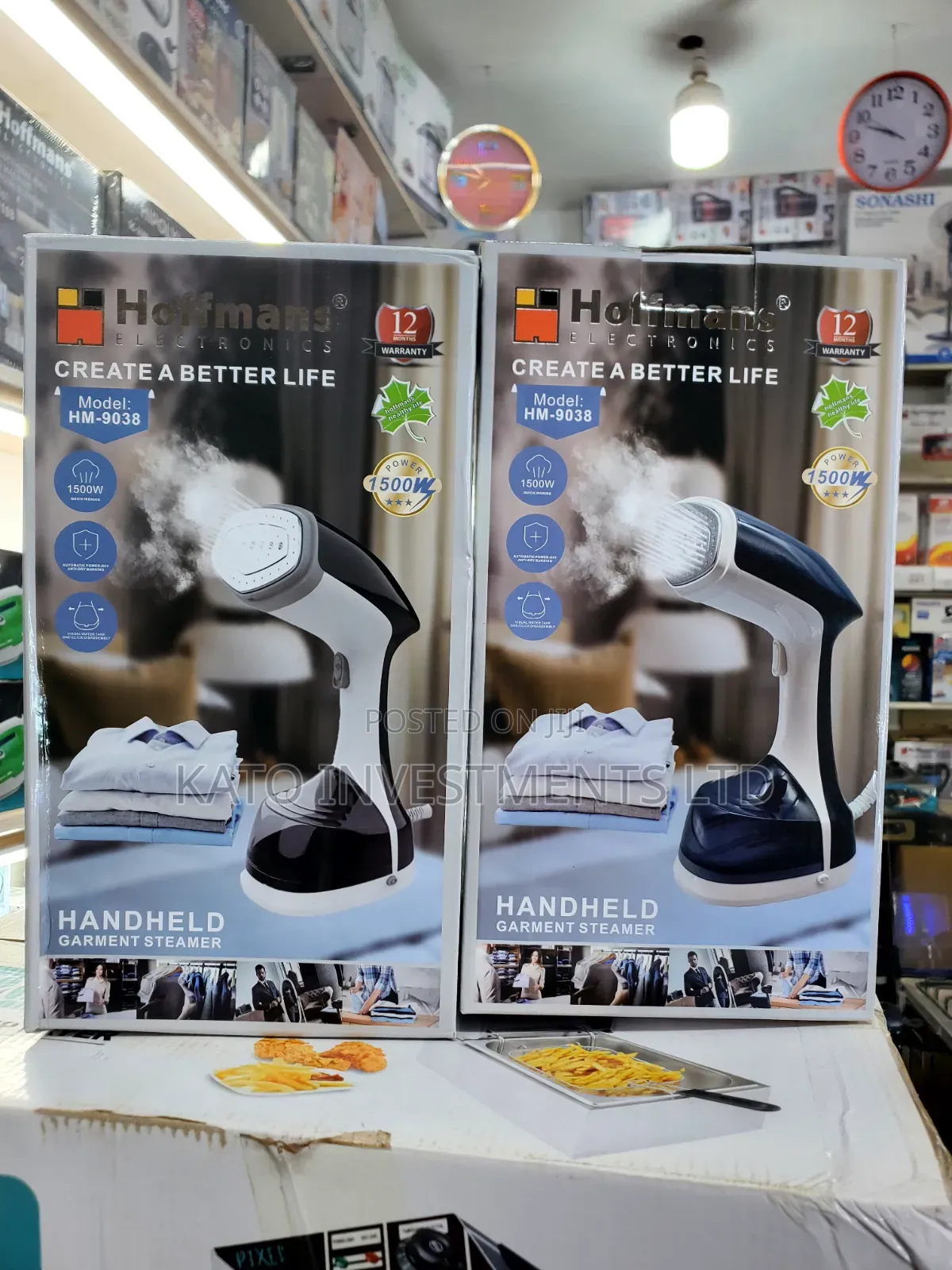 Hoffmans HM-9038 Handheld Garment Steamer, a 1500W