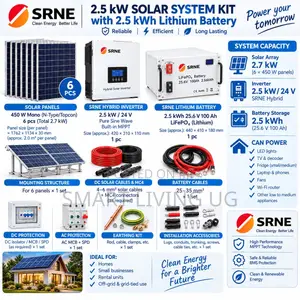 Ready-to-Install Solar Package 2.5kW/24v With Battery Mounting