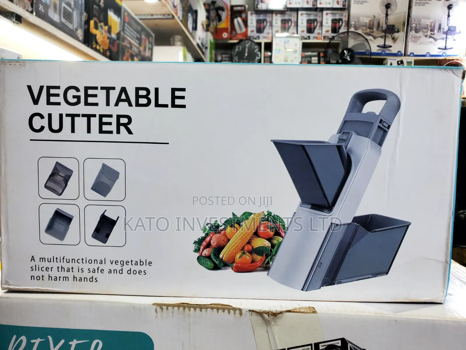 Multifunctional, Safe Manual Mandoline Vegetable Slicer and Cutter