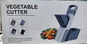 Multifunctional, Safe Manual Mandoline Vegetable Slicer and Cutter