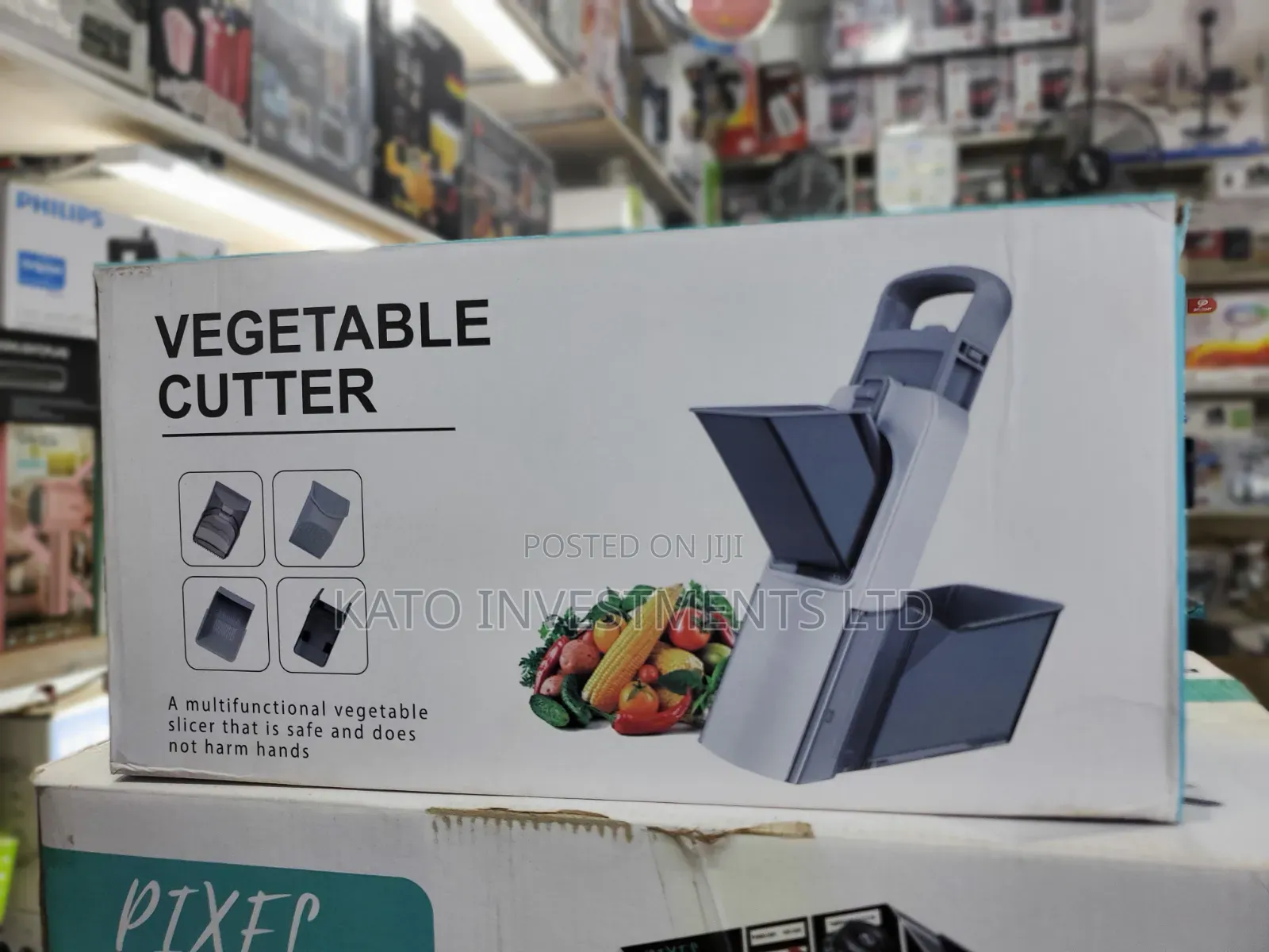 Multifunctional, Safe Manual Mandoline Vegetable Slicer and Cutter