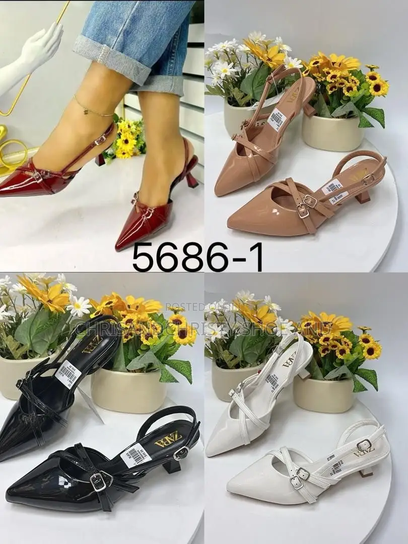 Original Zara Pointed Kitten Mules