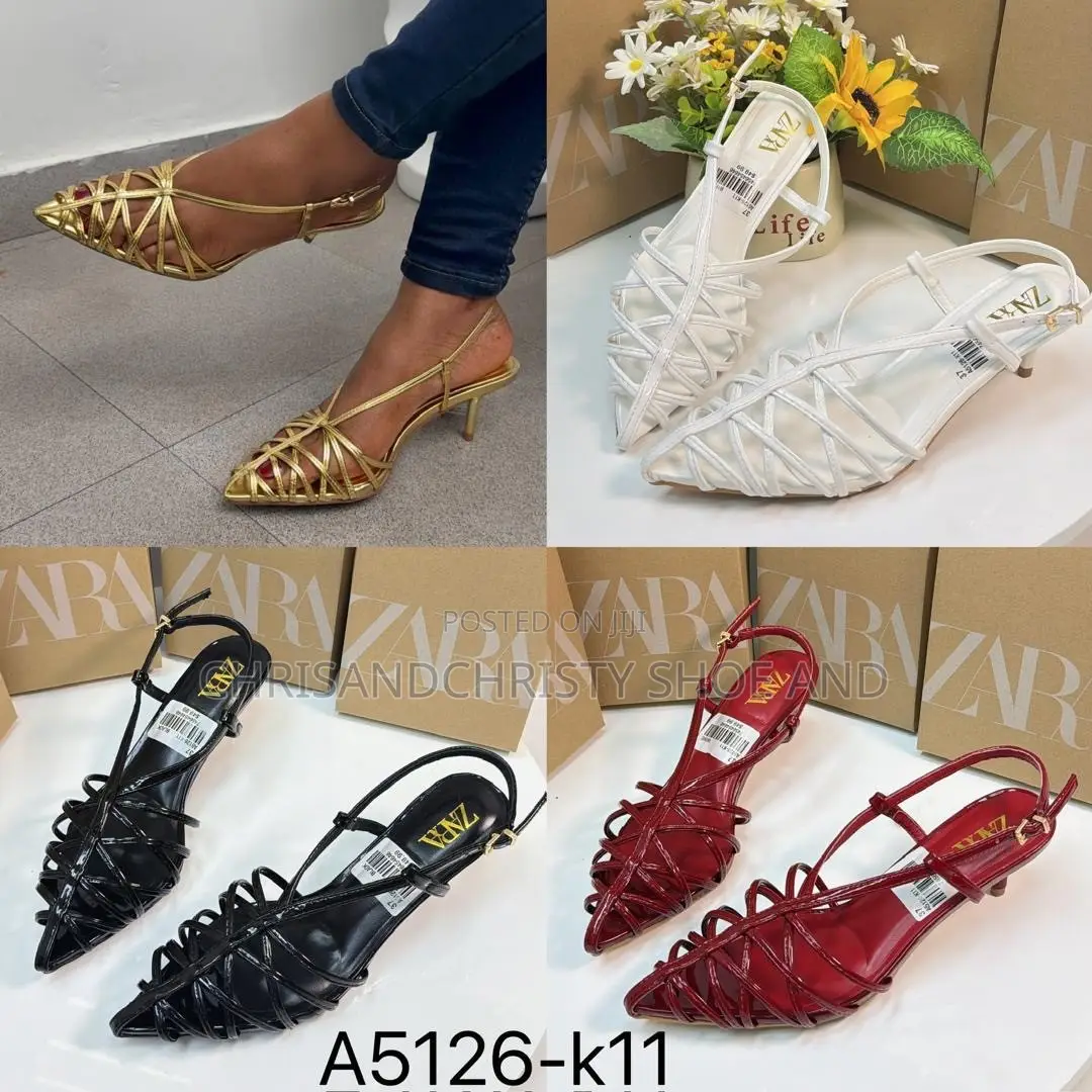 Original Zara Pointed Kitten Mules